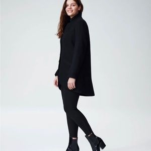 Universal Standard Beas Wool  coat XS 10/12 BLACK